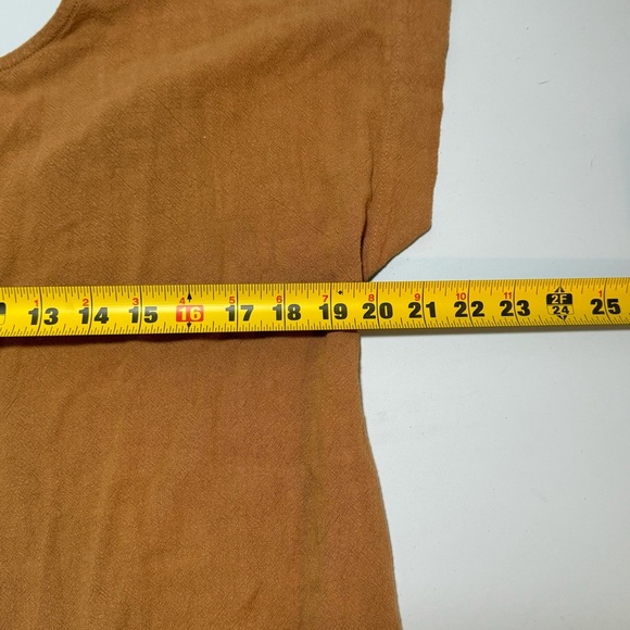 Women’s Size Medium Lavender Sketch Brown/Tan Dress With Pockets - Picture 5 of 7